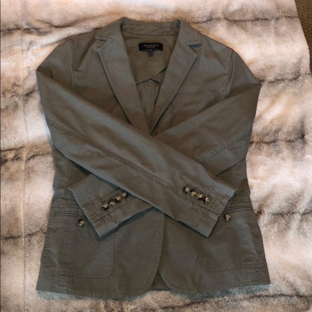 Talbots Army Green Jacket - Picture 3 of 7